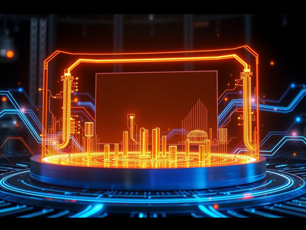 Animacja komputerowa prezentująca nowy produkt technologiczny dla korporacji