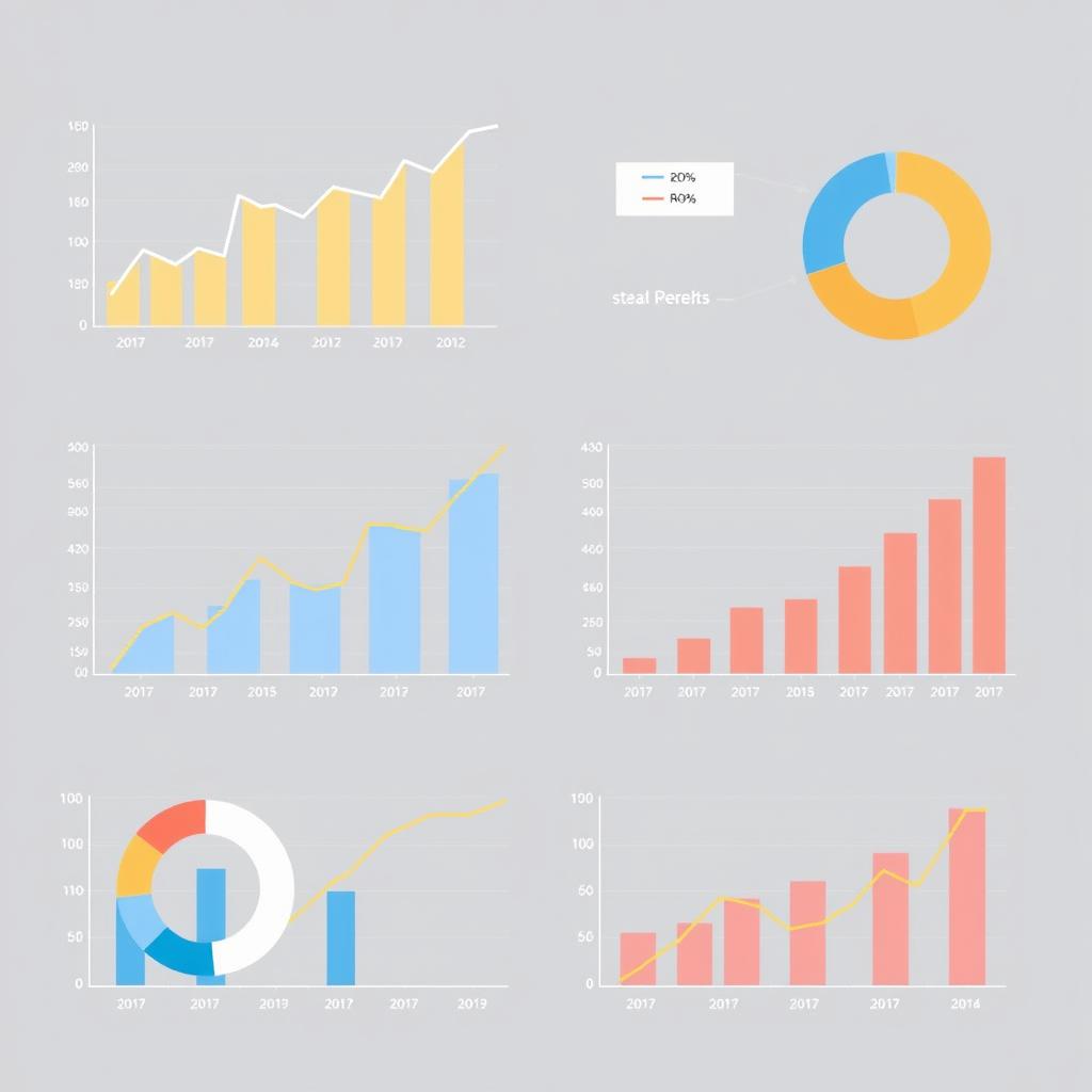 Wykresy pokazujące wzrost konwersji dzięki animacjom komputerowym w marketingu korporacyjnym